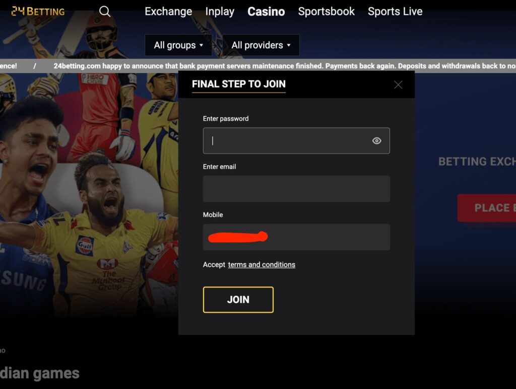 24betting Screenshot