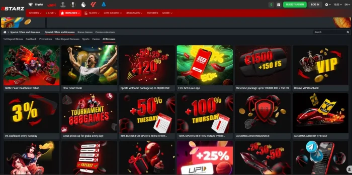 888starz casino bonuses